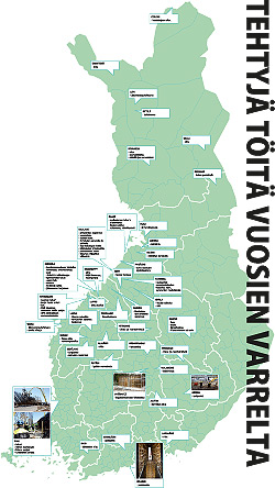Tehtyjä töitä vuosien varrelta Tehtyjä töitä vuosien varrelta